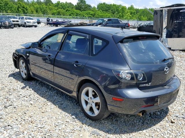 JM1BK143051266228 - 2005 MAZDA 3 HATCHBAC BLACK photo 3