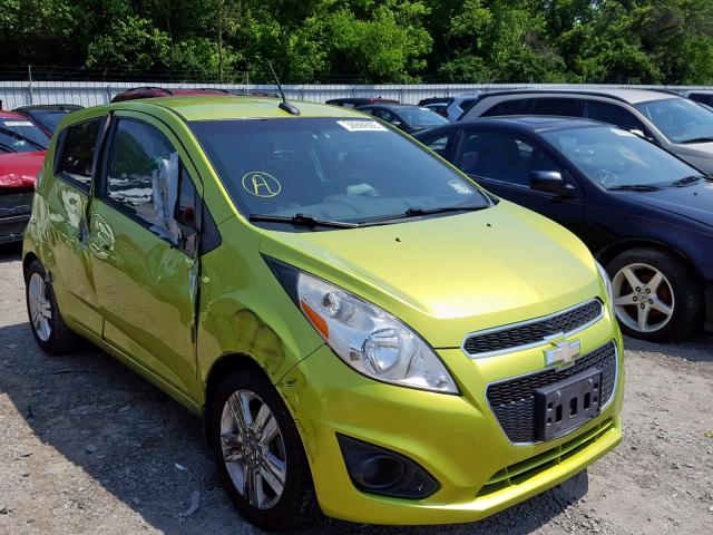 KL8CB6S99DC501858 - 2013 CHEVROLET SPARK LS GREEN photo 1