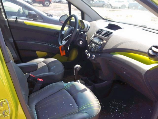 KL8CB6S99DC501858 - 2013 CHEVROLET SPARK LS GREEN photo 5