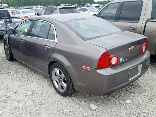 1G1ZC5EB7AF198654 - 2010 CHEVROLET MALIBU 1LT 棕色 照片 3