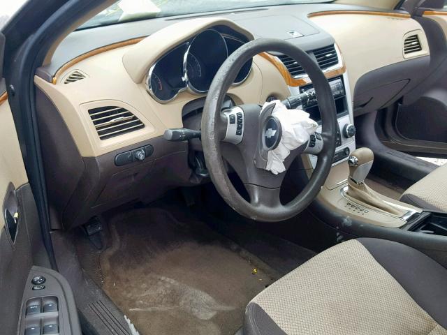 1G1ZC5EB7AF198654 - 2010 CHEVROLET MALIBU 1LT 棕色 照片 9