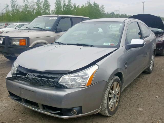 1FAHP33N88W283785 - 2008 FORD FOCUS SE GRAY photo 2