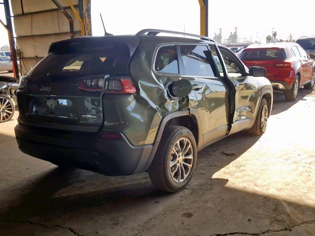 1C4PJLLB5KD263686 - 2019 JEEP CHEROKEE L GREEN photo 4