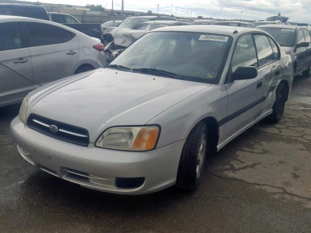 4S3BE635827214927 - 2002 SUBARU LEGACY L SILVER photo 2