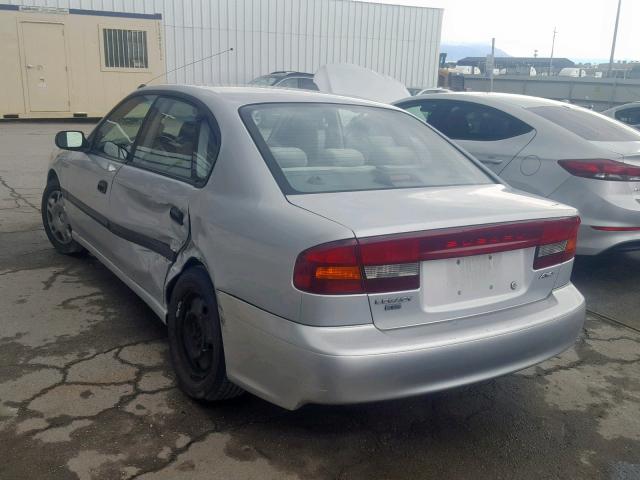 4S3BE635827214927 - 2002 SUBARU LEGACY L SILVER photo 3