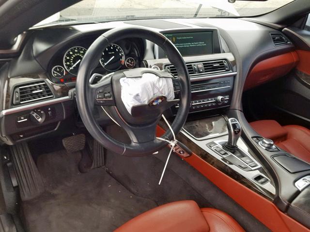 WBALW7C54DDX58494 - 2013 BMW 640 I WHITE photo 9