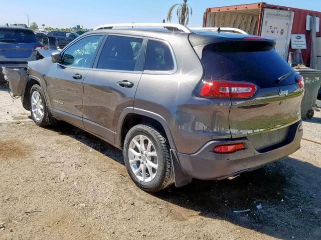 1C4PJLCB1GW329940 - 2016 JEEP CHEROKEE L GRAY photo 3