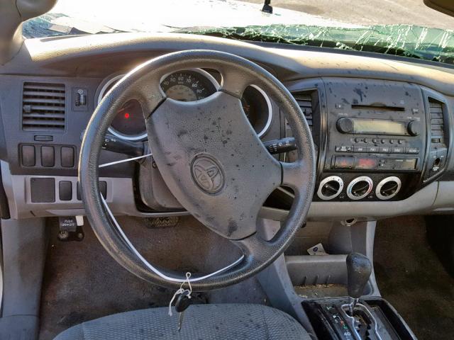 5TETU62N26Z272152 - 2006 TOYOTA TACOMA PRE SILVER photo 9