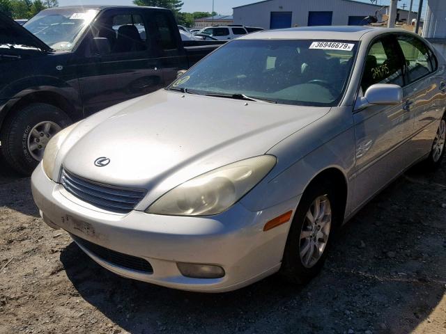 JTHBA30G545021938 - 2004 LEXUS ES 330 SILVER photo 2