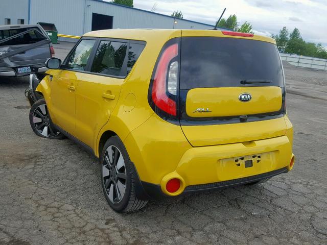 KNDJX3A53F7172342 - 2015 KIA SOUL ! Sarı foto 3