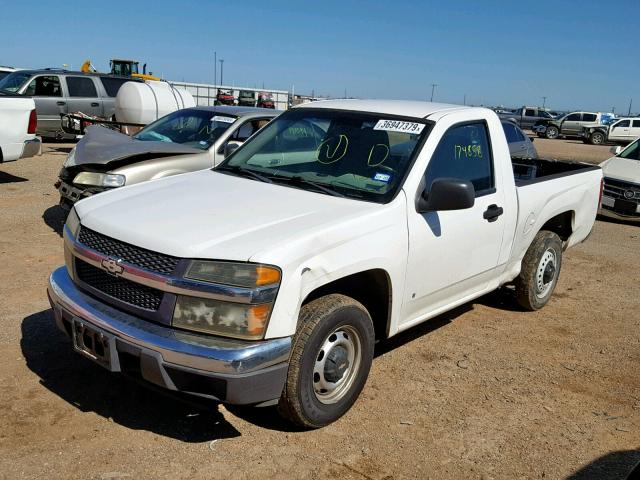 1GCCS148X68295468 - 2006 CHEVROLET COLORADO WHITE photo 2