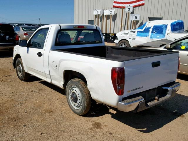 1GCCS148X68295468 - 2006 CHEVROLET COLORADO WHITE photo 3