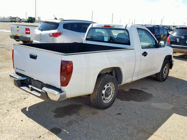 1GCCS148X68295468 - 2006 CHEVROLET COLORADO WHITE photo 4