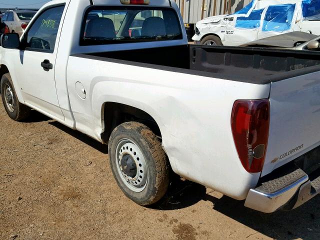 1GCCS148X68295468 - 2006 CHEVROLET COLORADO WHITE photo 9