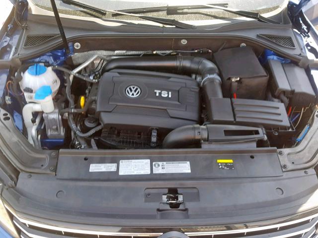 1VWDT7A38HC030090 - 2017 VOLKSWAGEN PASSAT R-L BLUE photo 7