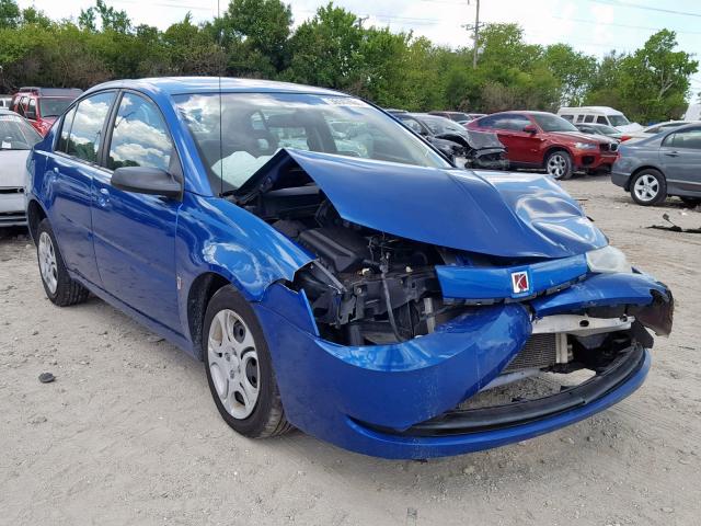 1G8AJ52F04Z204728 - 2004 SATURN ION LEVEL BLUE photo 1