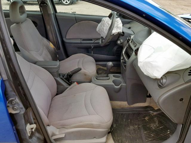 1G8AJ52F04Z204728 - 2004 SATURN ION LEVEL BLUE photo 5