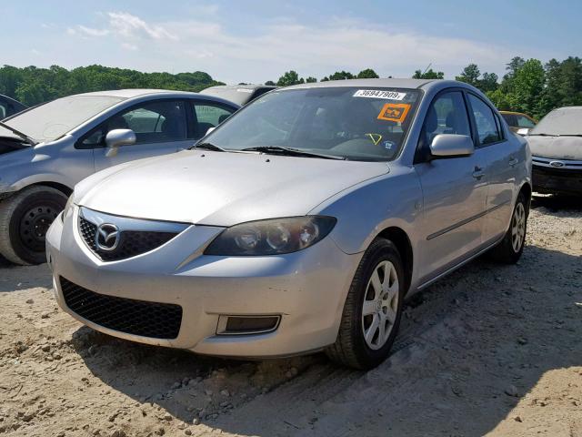 JM1BK12F281166228 - 2008 MAZDA 3 I SILVER photo 2