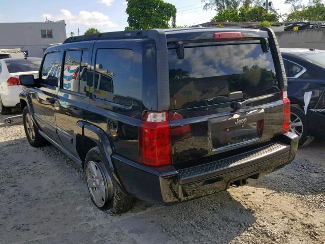 1J8HH48NX6C281985 - 2006 JEEP COMMANDER BLACK photo 3