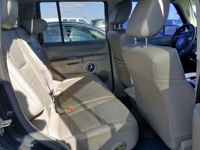 1J8HH48NX6C281985 - 2006 JEEP COMMANDER BLACK photo 6