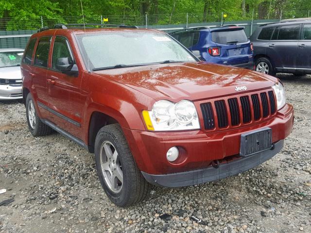 1J8GR48K37C643011 - 2007 JEEP GRAND CHER RED photo 1