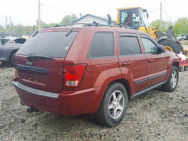 1J8GR48K37C643011 - 2007 JEEP GRAND CHER RED photo 4