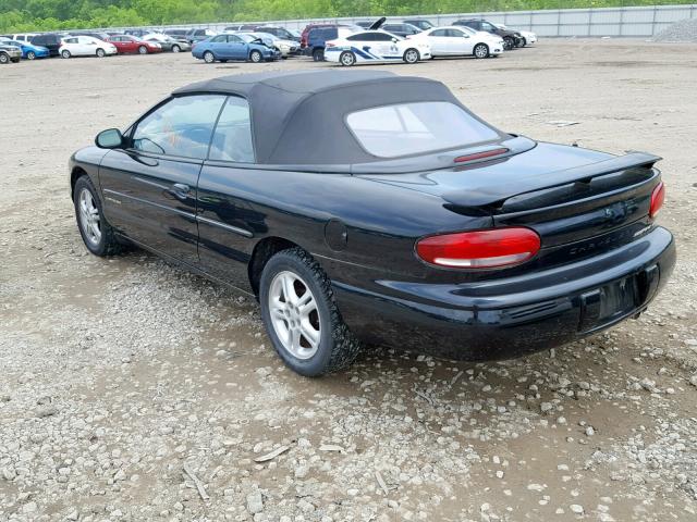 3C3EL55H2VT595909 - 1997 CHRYSLER SEBRING JX BLACK photo 3