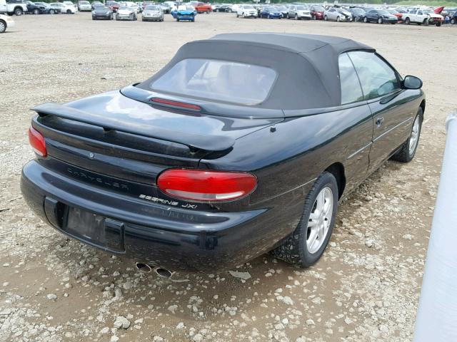 3C3EL55H2VT595909 - 1997 CHRYSLER SEBRING JX BLACK photo 4