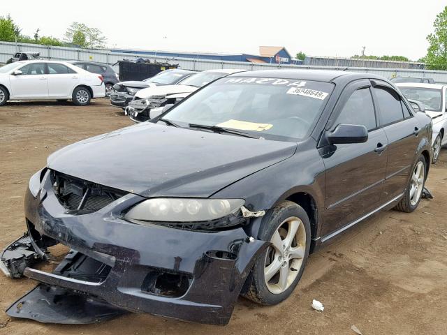 1YVHP80C575M23705 - 2007 MAZDA 6 BLACK photo 2