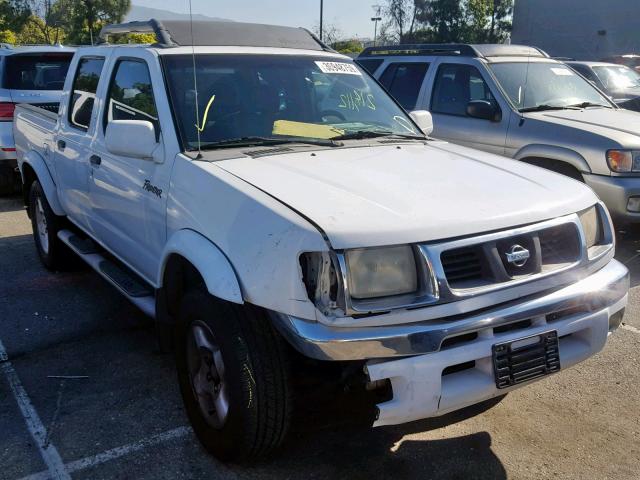 1N6ED27T4YC420048 - 2000 NISSAN FRONTIER C WHITE photo 1