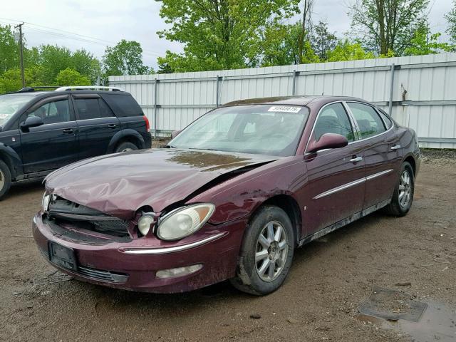 2G4WC582871162215 - 2007 BUICK LACROSSE C BURGUNDY photo 2