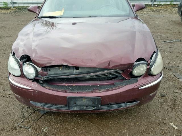 2G4WC582871162215 - 2007 BUICK LACROSSE C BURGUNDY photo 9