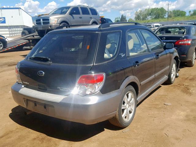 JF1GG63667H812837 - 2007 SUBARU IMPREZA OU BLACK photo 4