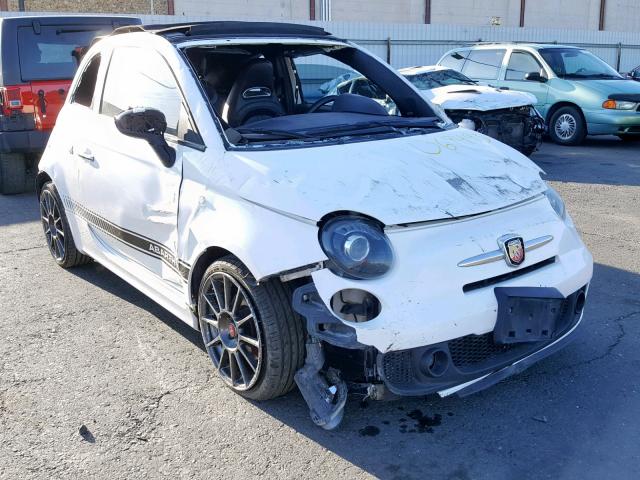 3C3CFFJH8FT623062 - 2015 FIAT 500 ABARTH WHITE photo 1