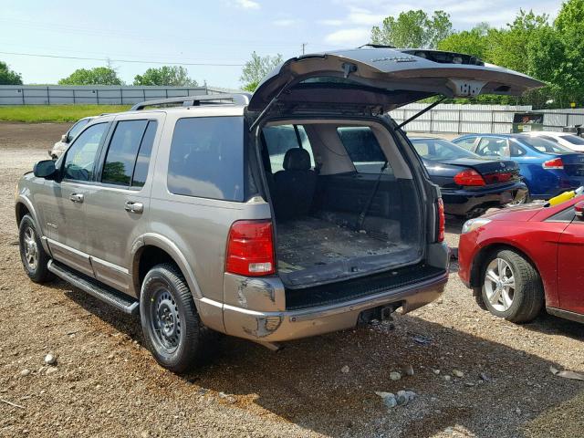 1FMZU75E02ZA75185 - 2002 FORD EXPLORER L GRAY photo 3