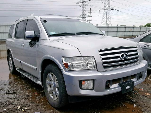 5N3AA08C46N800623 - 2006 INFINITI QX56 SILVER photo 1