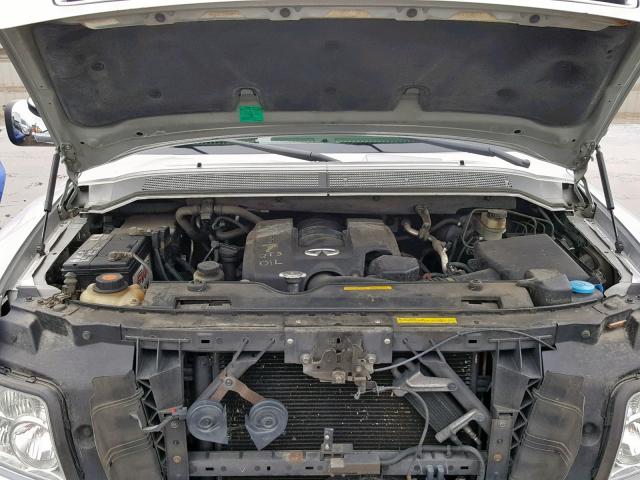 5N3AA08C46N800623 - 2006 INFINITI QX56 SILVER photo 7