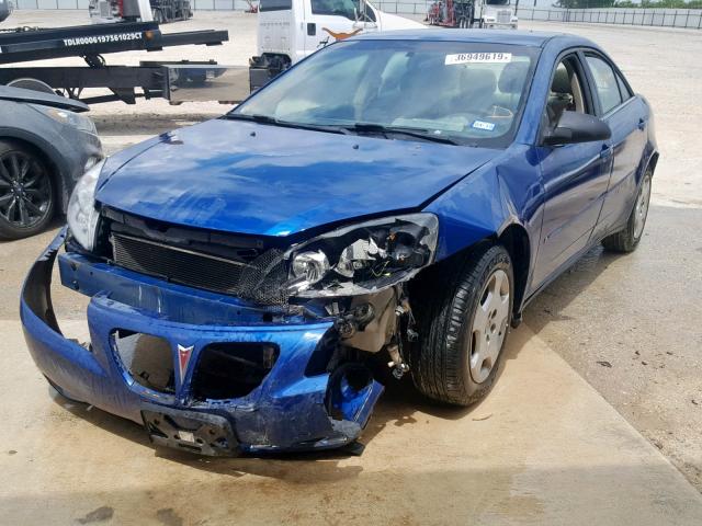 1G2ZF58B174200918 - 2007 PONTIAC G6 VALUE L BLUE photo 1