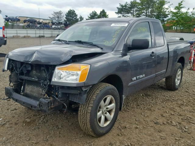 1N6AA0CC3CN312485 - 2012 NISSAN TITAN S BLACK photo 2