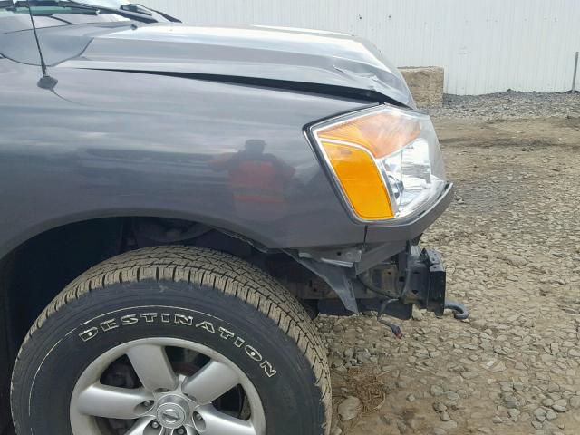 1N6AA0CC3CN312485 - 2012 NISSAN TITAN S BLACK photo 9