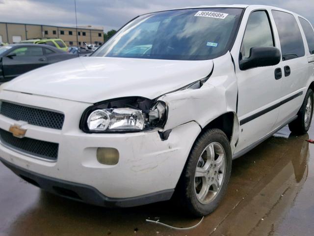 1GNDV23137D117729 - 2007 CHEVROLET UPLANDER L WHITE photo 9