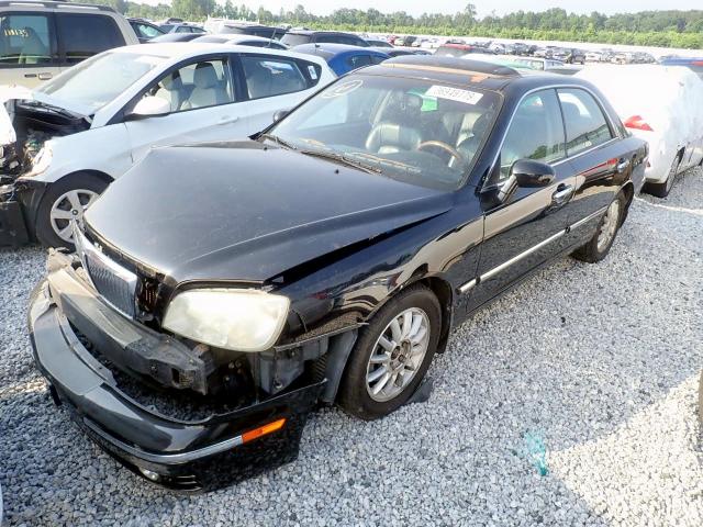 KMHFU45E05A426679 - 2005 HYUNDAI XG 350 BLACK photo 2