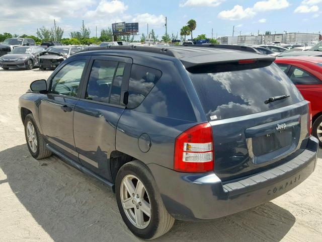 1J8FT47W37D267373 - 2007 JEEP COMPASS GRAY photo 3