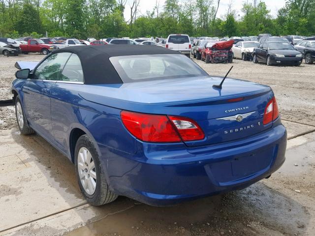 1C3BC4EB0AN113151 - 2010 CHRYSLER SEBRING LX BLUE photo 3