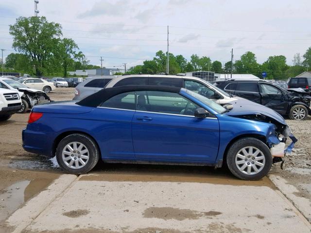 1C3BC4EB0AN113151 - 2010 CHRYSLER SEBRING LX BLUE photo 9