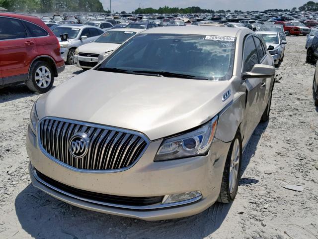 1G4GA5GR8EF167378 - 2014 BUICK LACROSSE GOLD photo 2