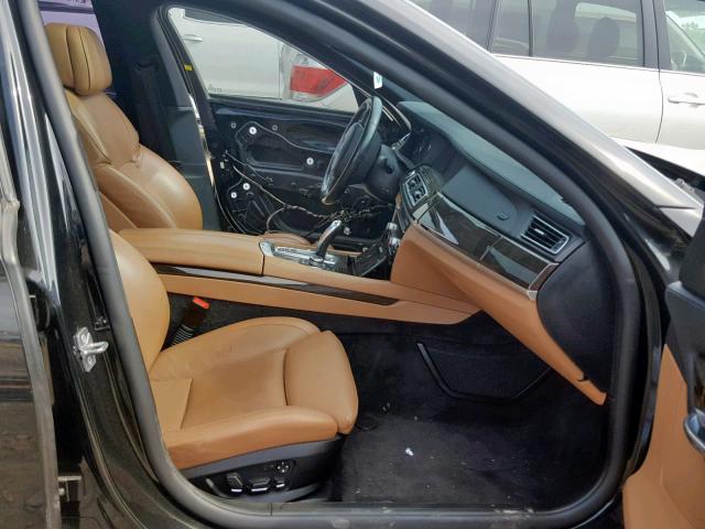 WBAKC8C57AC431230 - 2010 BMW 750 LI BLACK photo 5