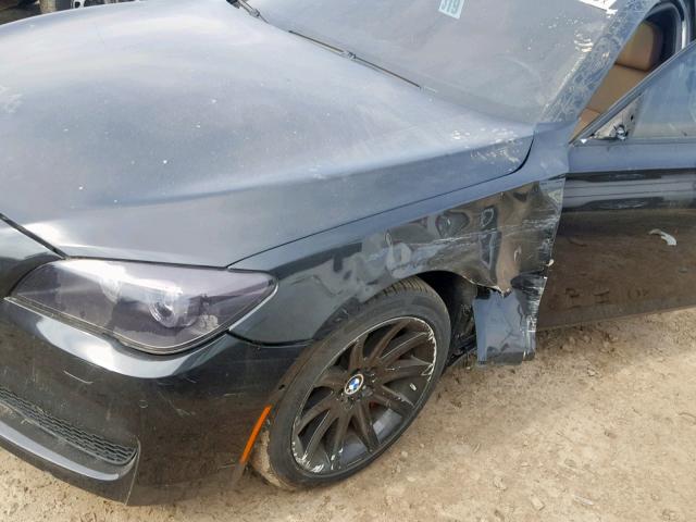 WBAKC8C57AC431230 - 2010 BMW 750 LI BLACK photo 9