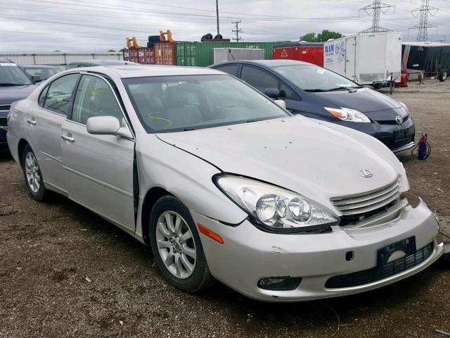 JTHBA30G445018836 - 2004 LEXUS ES 330 SILVER photo 1