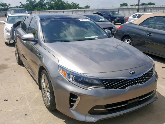 5XXGV4L29GG085725 - 2016 KIA OPTIMA SXL GRAY photo 1